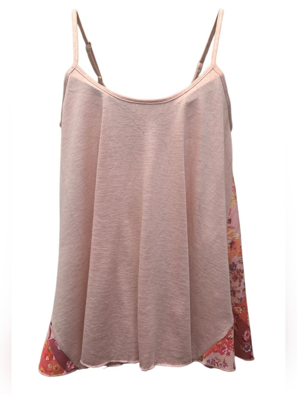 Umgee Women’s Light Pink Spaghetti Strap Swing Tank Top NWT Size Small